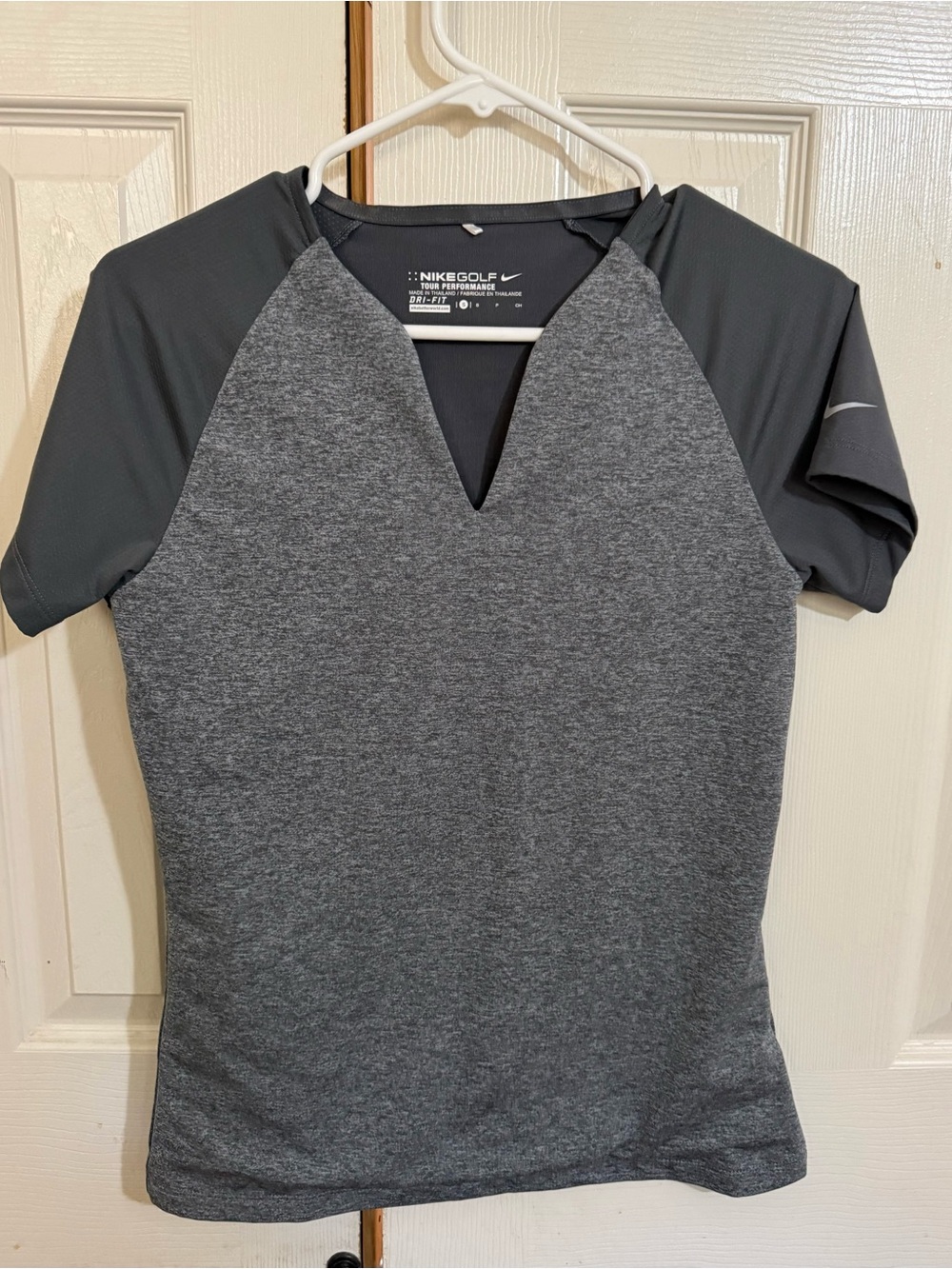 Nike Golf Tour Performance Dri-FIT Gray Golf Top Small